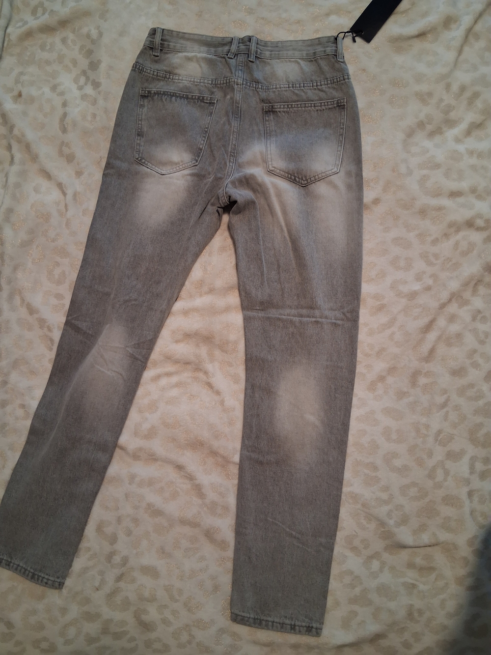 Amazon Slim Ripped Gray Jeans - Picture 2 of 2